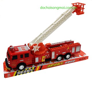 Đồ chơi xe cứu hỏa chạy đà có thang dài