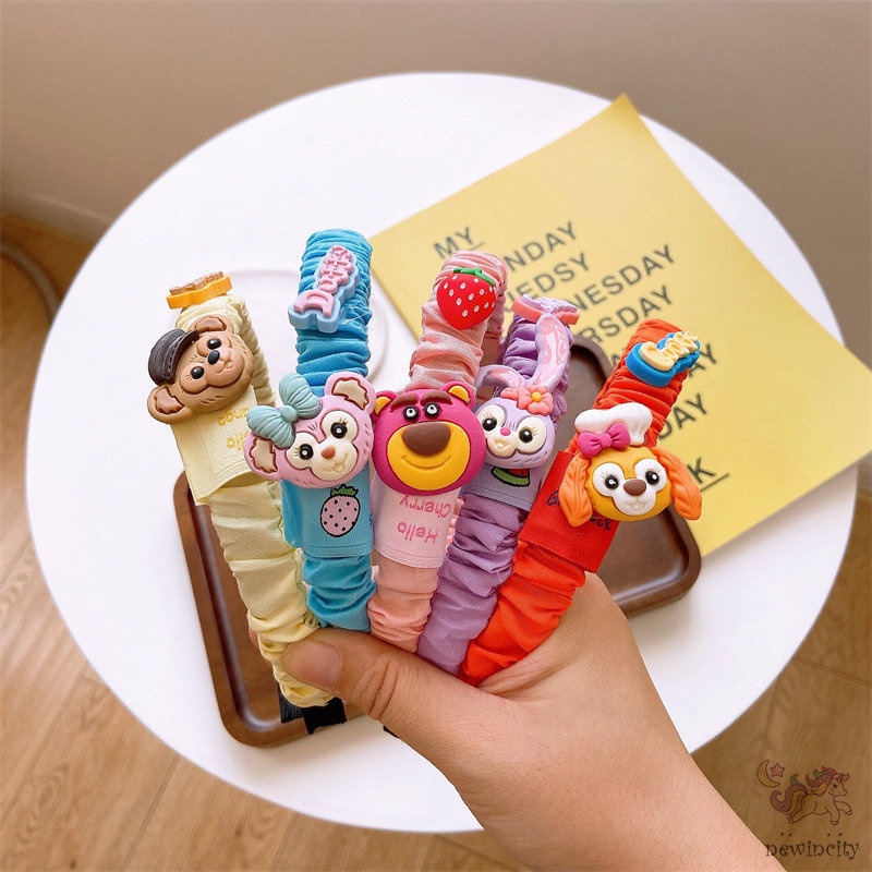 Băng Đô Họa Tiết Hoạt Hình Phong Cách Hàn Quốc Cho Bé Gái