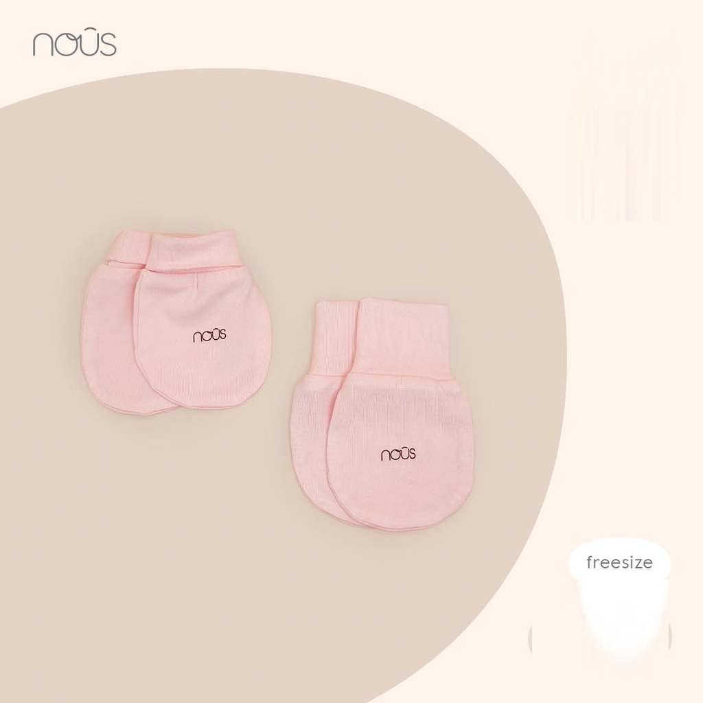 Set Bao Tay, Bao Chân Nous Cho Bé, Chất Liệu Cotton Organic Cao Cấp Mềm Mịn An Toàn Cho Trẻ Từ Sơ Sinh Hanghieuchobe