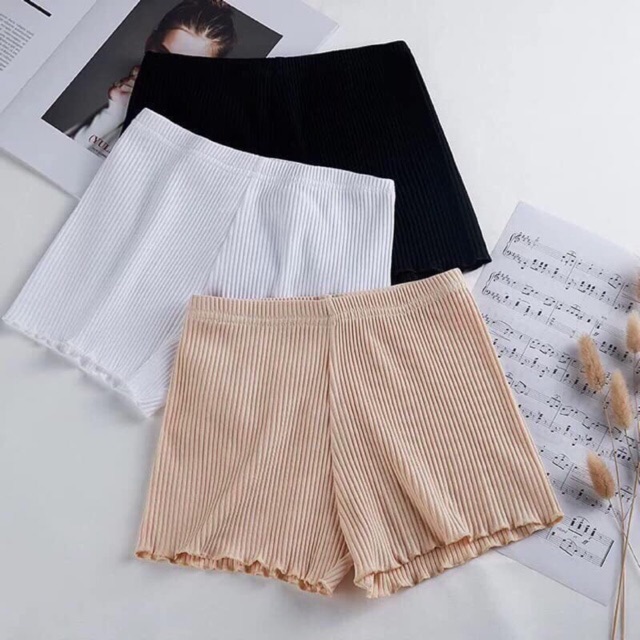 ( Anannshop ) Quần Mặc Váy Gân Tăm Xinh Xắn 412