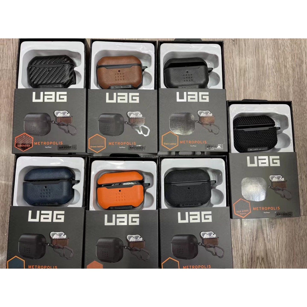 UAG AirPods Pro Case Metropolis với vỏ giáp đã được thử nghiệm Drop Khả năng chống mài mòn và Carabine