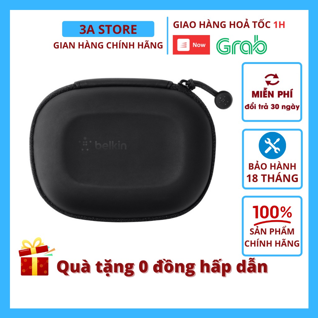 Hộp đựng phụ kiện điện thoại Belkin cáp củ sạc tai nghe jack chuyển - 3astore