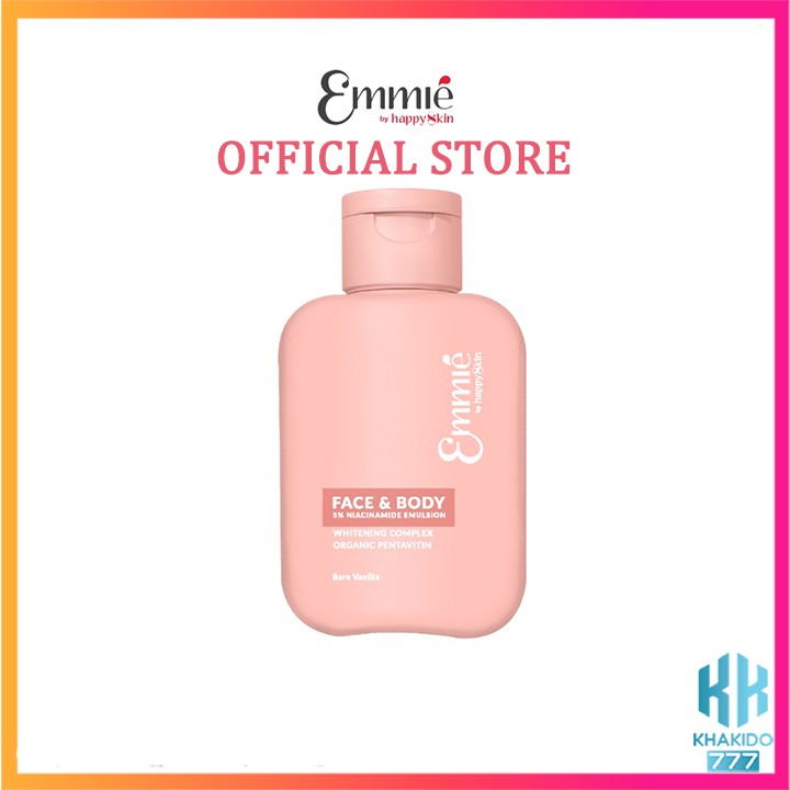 Kem Dưỡng Trắng Da Emmié Face &amp; Body Emulsion 5% Niacinamide 250ml 150ml 85ml