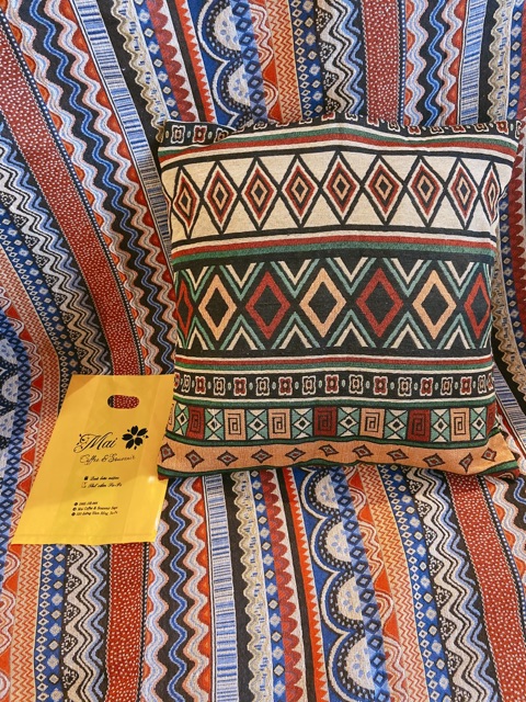 Vỏ gối thổ cẩm 45x45 - 45x65 | BigBuy360 - bigbuy360.vn