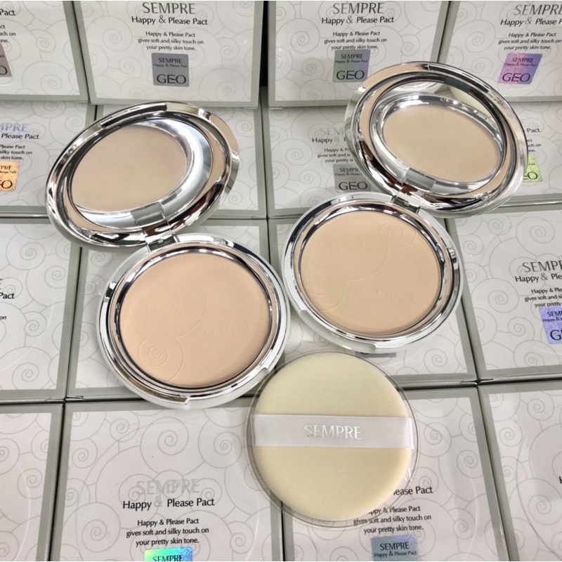 Phấn phủ nén GEO SEMPRE Happy & Please Pact