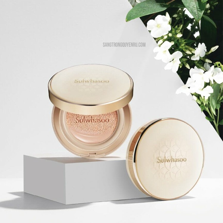 Phấn Nước Sulwhasoo Perfecting Cushion Ex SPF 50+/PA+++ - Kèm Lõi Thay Thế 15g, Cho Lớp Nền Lâu Trôi