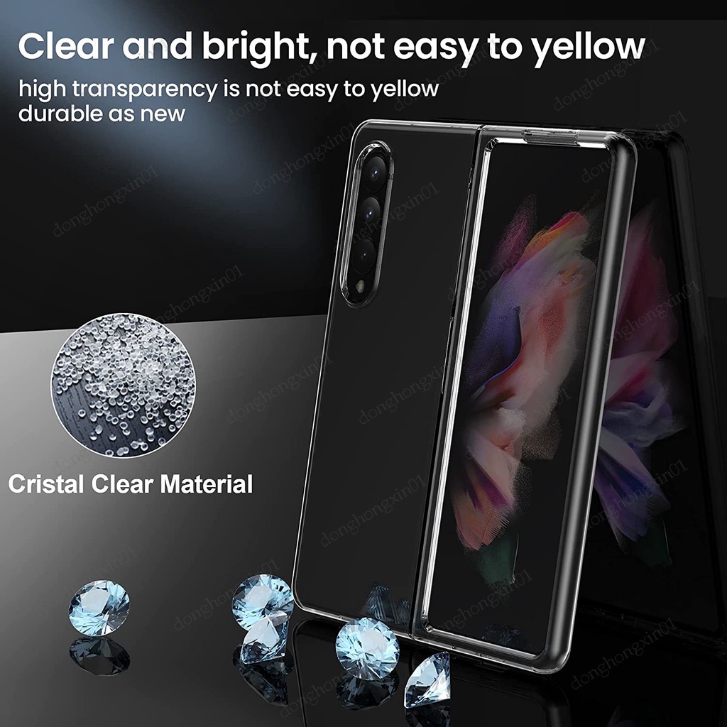 Ốp Điện Thoại Trong Suốt Chống Sốc Cho Samsung Galaxy Z Fold 4 3 2 Galaxy ZFold 4 3