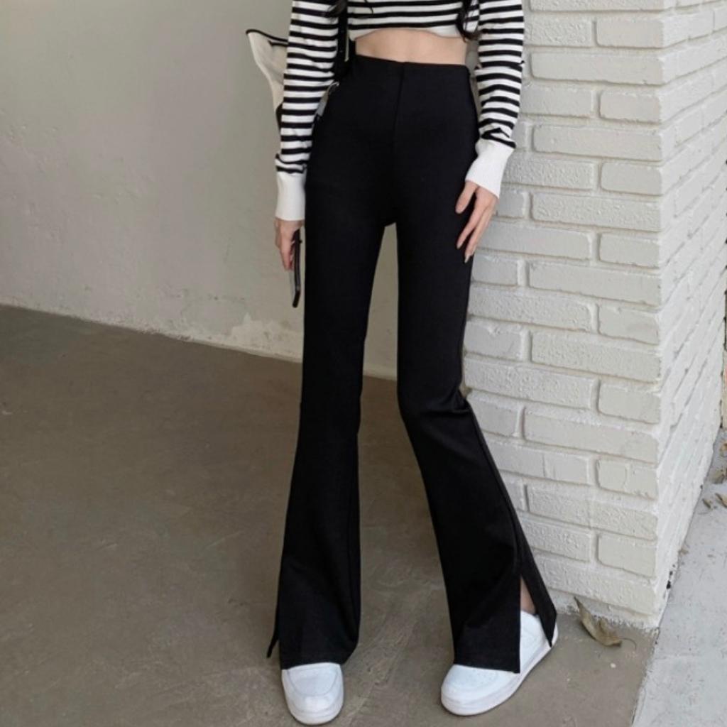 Quân Tấy Ống Loe Xẻ Cạnh Siêu Hot