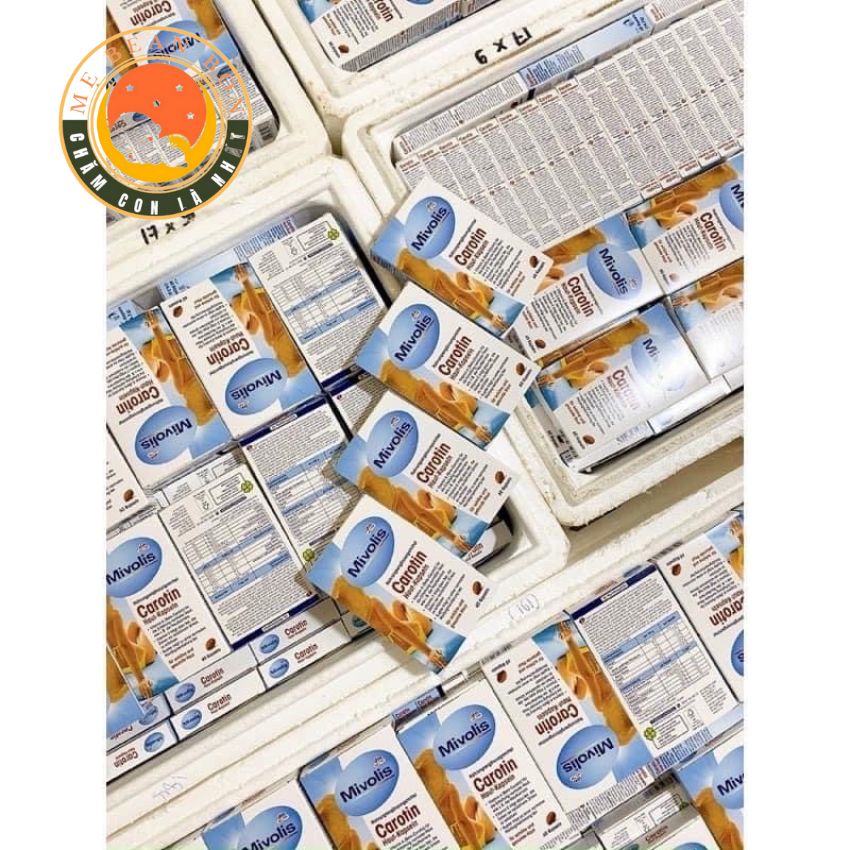 Viên uống Mivolis Das Gesunde Plus Carotin 60 viên giúp chống nắng của Đức