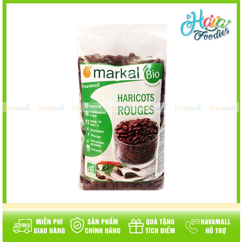 [HÀNG CHÍNH HÃNG] Đậu Đỏ Tây Hữu Cơ Markal 500gr – Organic Red Kidney Beans