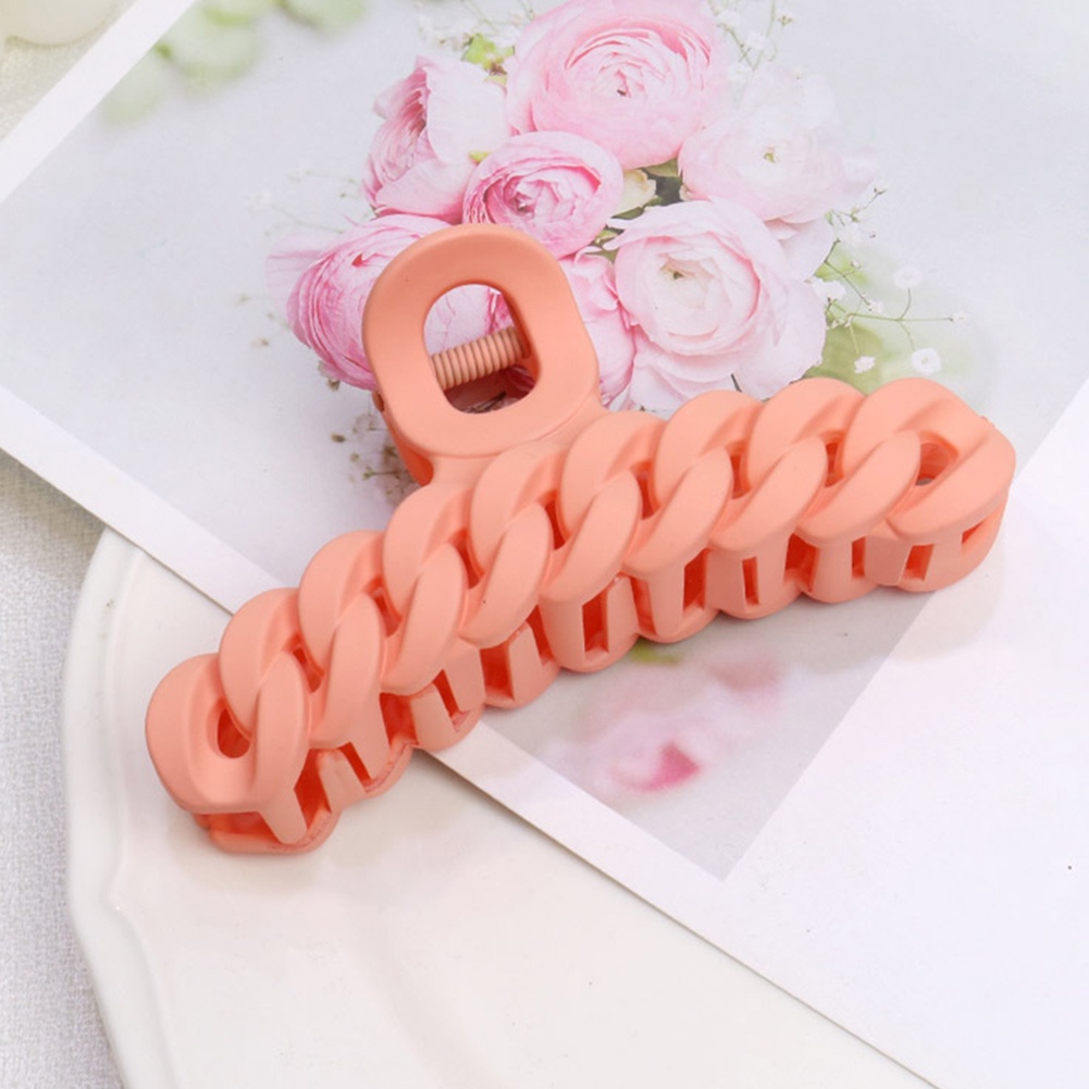 Kẹp Tóc Càng Cua Cỡ Lớn Màu Trơn Thời Trang Hàn Quốc Cho Nữ
