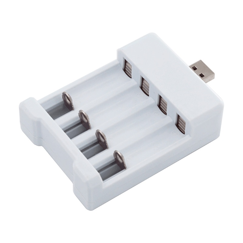 Bộ Sạc Pin AA AAA Bốn Ngăn Thông Minh USB