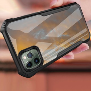 Ốp điện thoại pc+tpu trong suốt thích hợp cho iPhone 11 or Pro or Pro Max Xs Max XR X 6 6s 7 8 Plus SE2 SE 2020