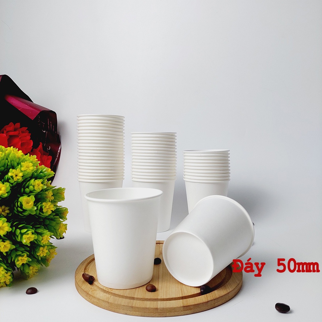 50 chiếc cốc giấy 210ml - 7oz hàng cao cấp hàn quốc