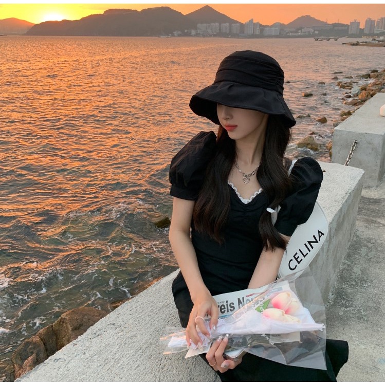 [SẴN]- Mũ nón vành xòe chống nắng phong cách Ulzzang (M73)