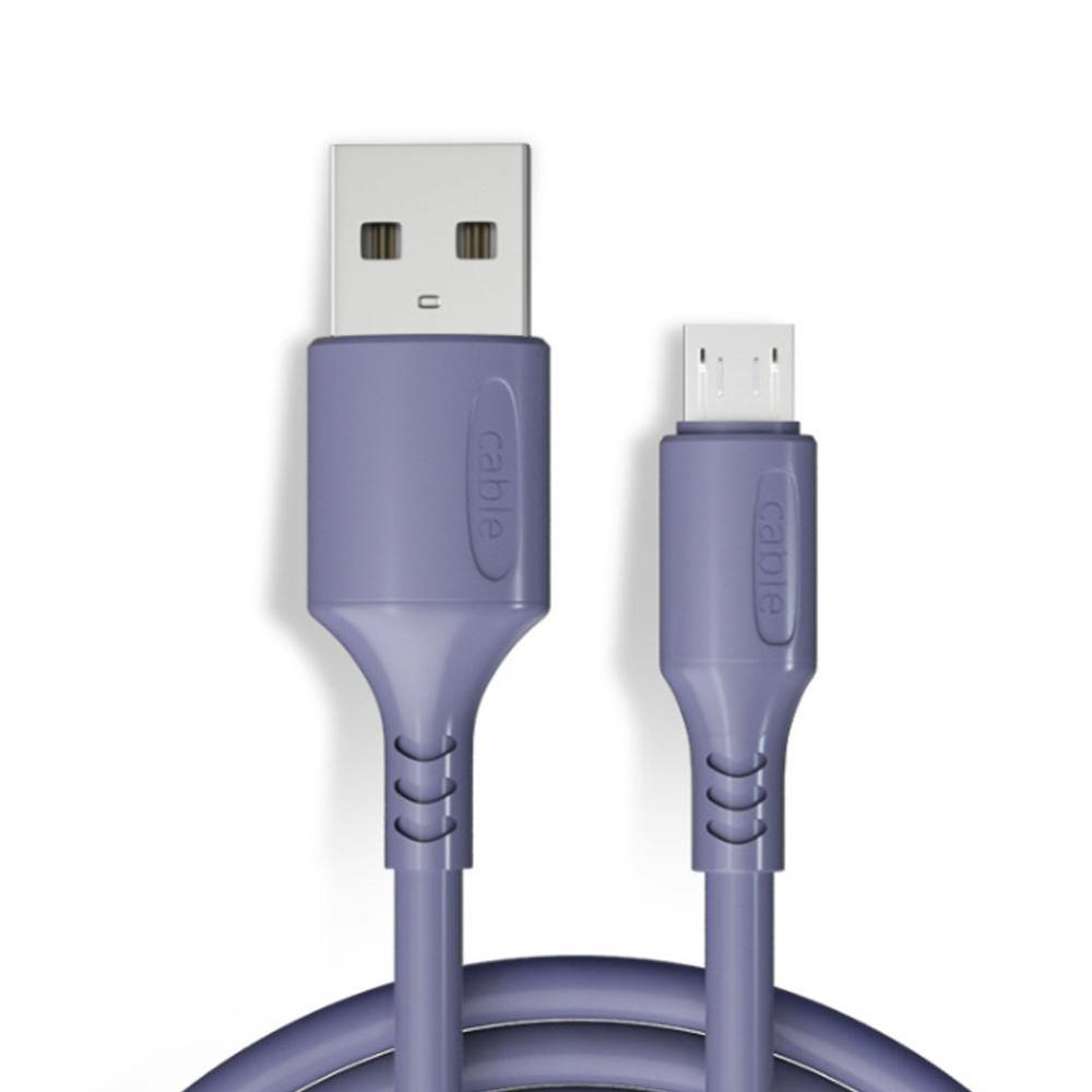 Dây Cáp Sạc Nhanh DIGIFOUNDER Bằng Silicone Cổng Micro USB Cho Samsung Xiaomi Huawei D1E1