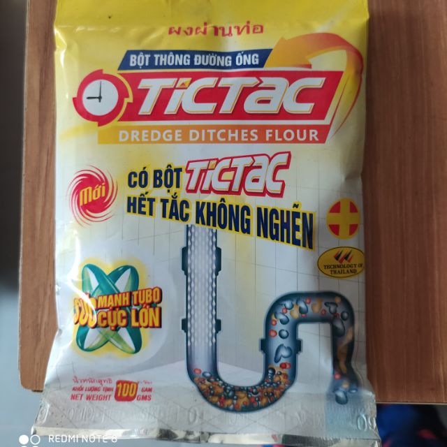 Bột thông cống tictac