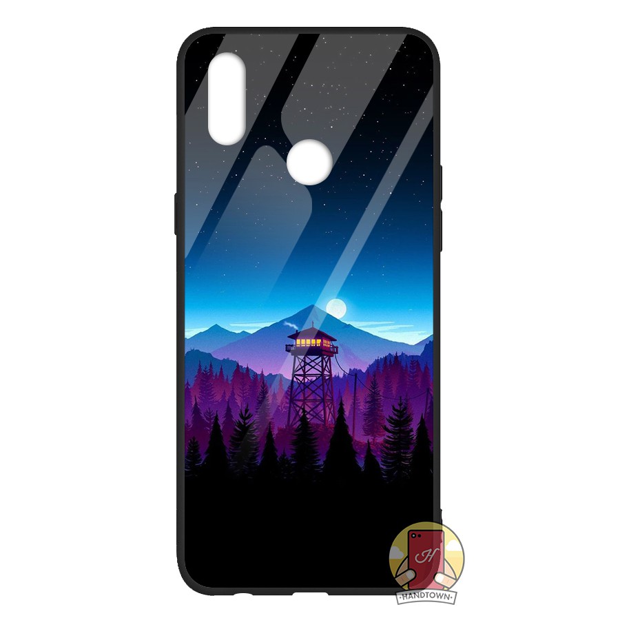 Ốp Lưng Realme 3 Mặt Kính Cường Lực In Hình
