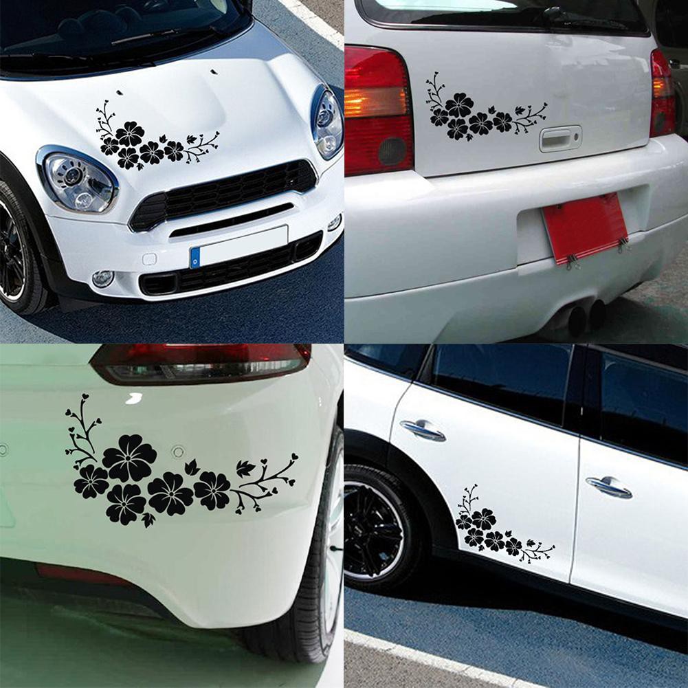 ❀Sm❀Decal DáN Trang Trí HìNh Hoa ThờI Trang Cho Xe Hơi / Xe TảI
