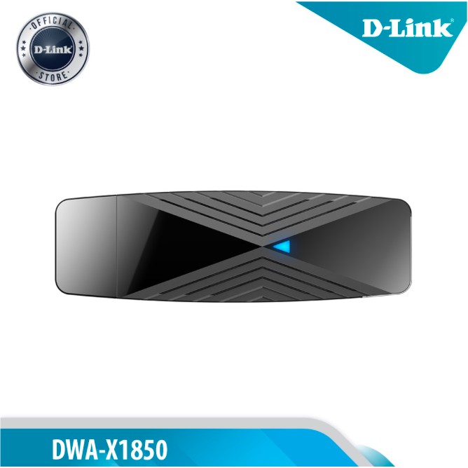 Bộ thu sóng Wi-Fi cổng USB chuẩn Wi-Fi 6 (802.11ax) tốc độ AX1800 - D-LINK DWA-X1850