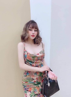 Váy 2 dây cổ đổ cực gợi cảm(6)