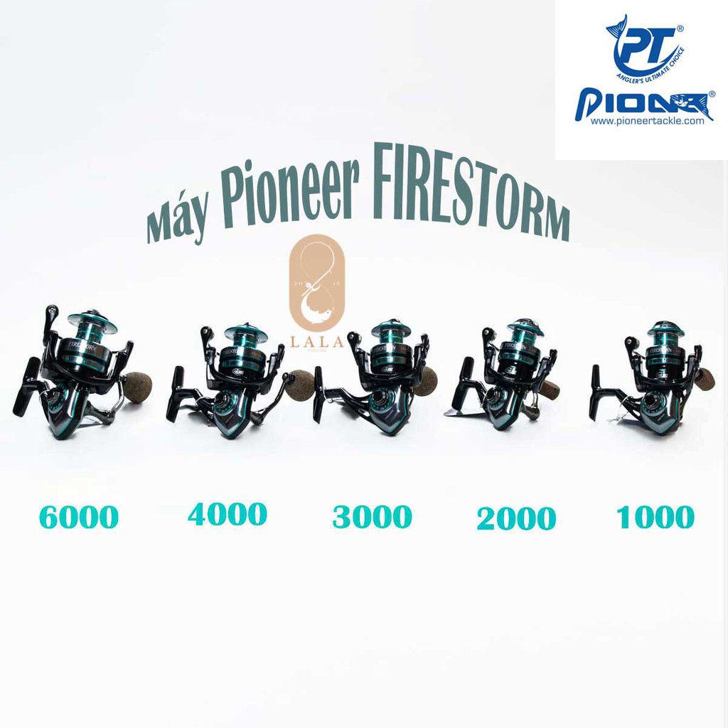 Máy câu cá Pioneer FIRESTORM FSM nhiều size cho bạn lựa chọn