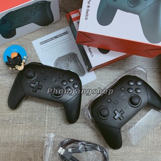 Tay cầm Nintendo Switch Pro Controller không dây (có clip test tay)