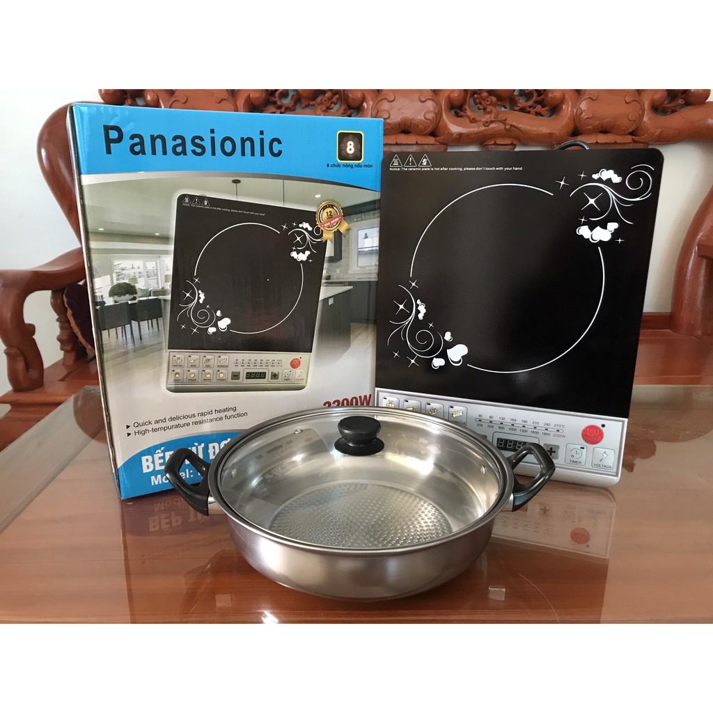 Bếp từ Panasonic PA-01 + TẶNG KÈM NỒI INOX