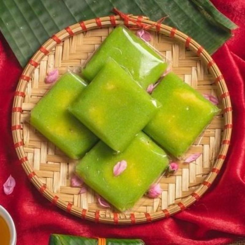 Bánh Cốm Hà Nội , combo 10 chiếc bánh cốm Nguyên Ninh