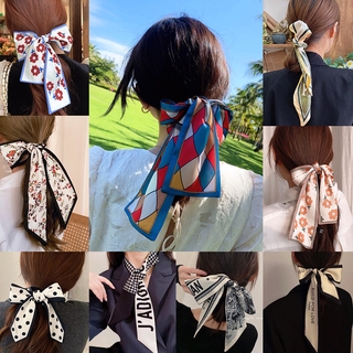 Khăn lụa buộc tóc quàng cổ đa năng kiểu Pháp thời trang thanh lịch dành cho nữ