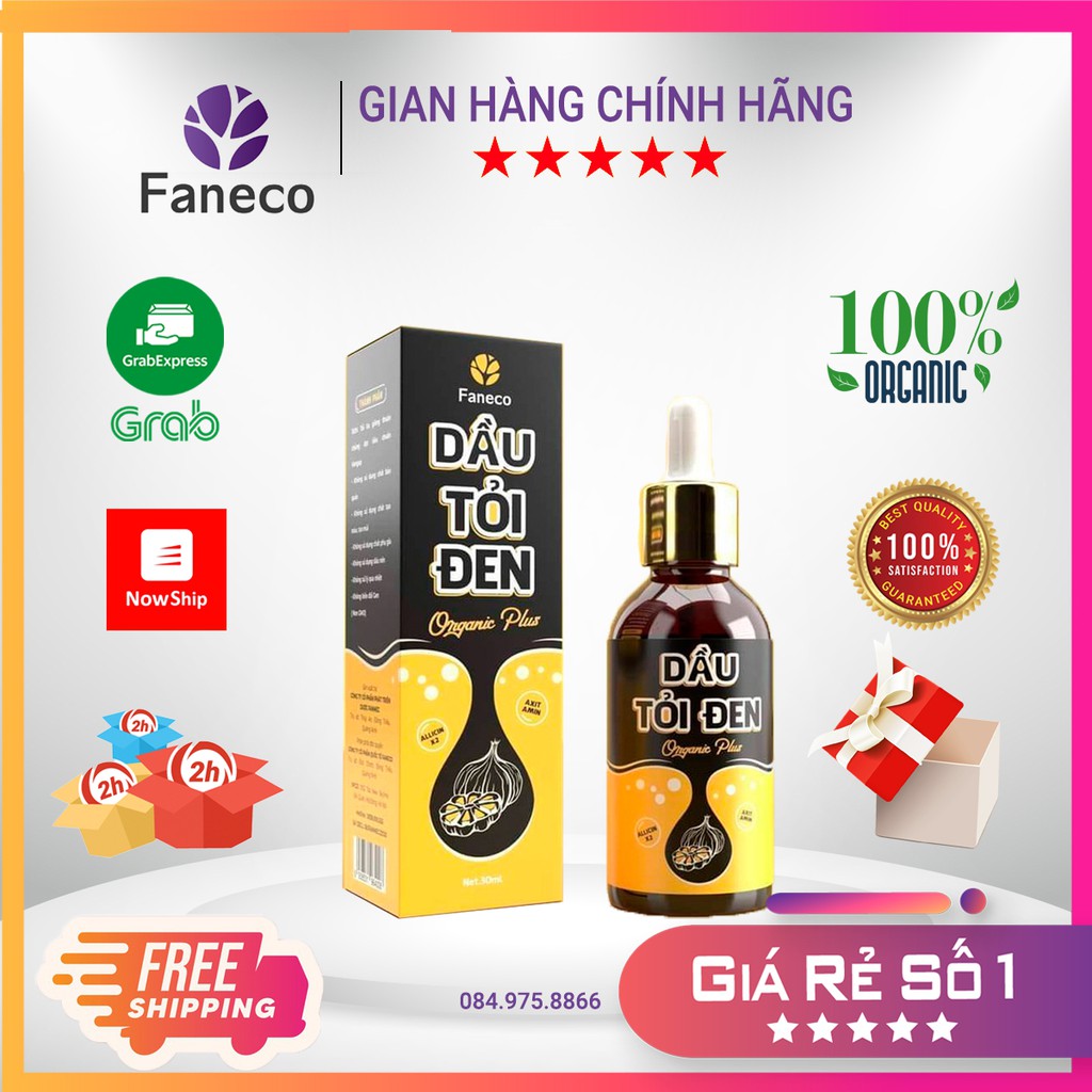 DẦU TỎI ĐEN ORGANIC ( Hỗ trợ điều trị Dứt Điểm Ho, Sổ Mũi, Cảm Cúm, Cảm Lạnh, Khò Khè Khó Thở, tăng sức đề kháng cho bé)