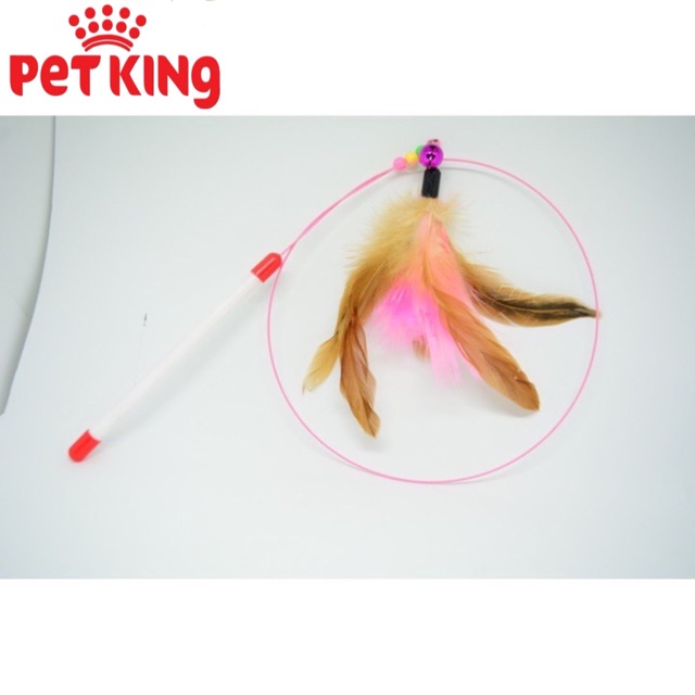Đồ Chơi Cần Câu Mèo Dây Thép 90cm