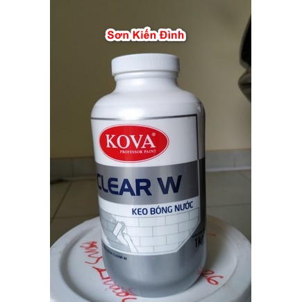 Keo bóng nước KOVA Clear W 1kg