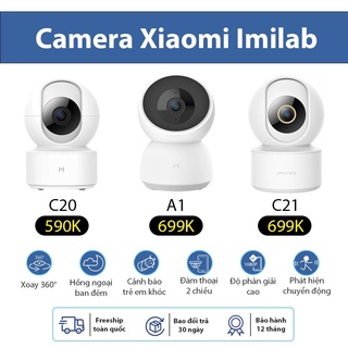 Mua Camera giám sát 2K quay 360 độ Xiaomi Imilab A1/ C20/ C21 Quốc tế - Chính hãng - Camera chống trộm Xiaomi Imilab