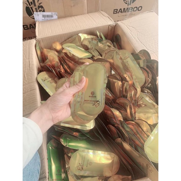 ☘️Gói Mới2023☘️ Kem Body BAMBOO Trắng Nhanh  Gói 5gr
