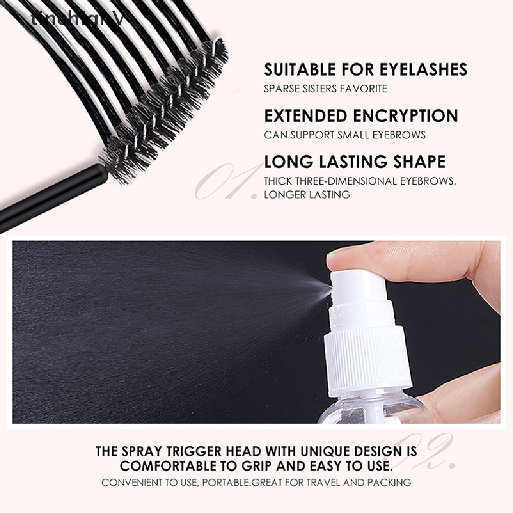 Xà Phòng Gel Trang Điểm Lông Mày Tự Nhiên 4 Màu Sắc Tùy Chọn