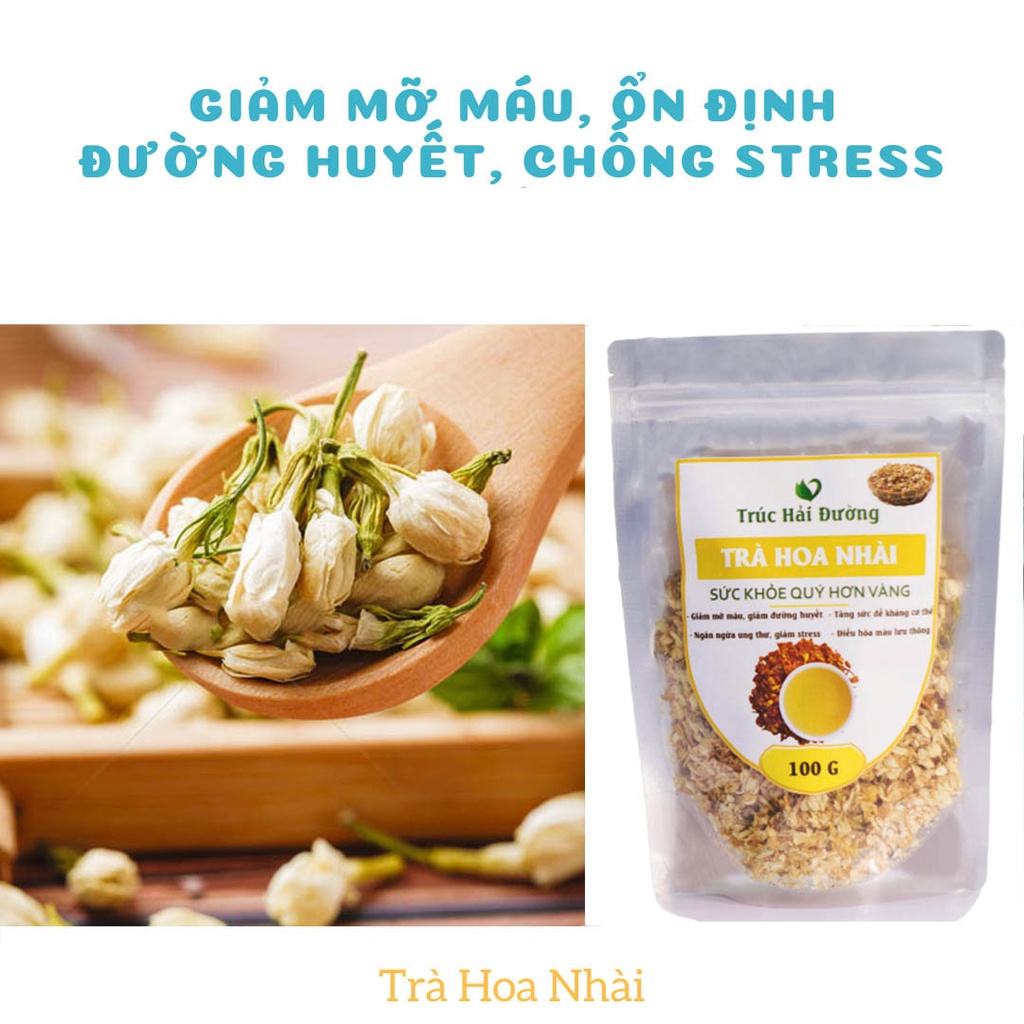 Trà Giảm Cân Giữ Dáng Sơn Tra Hoa Nhài 140G