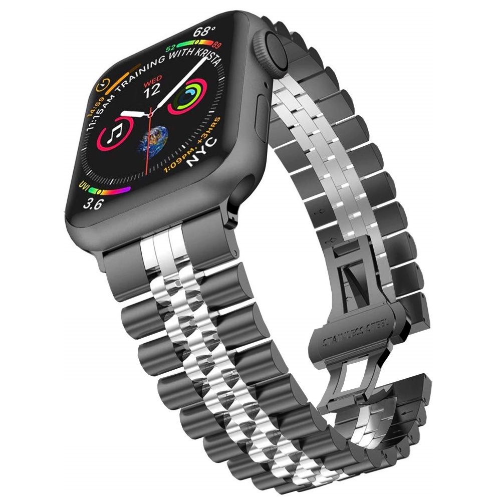 Dây Đeo Thay Thế Chất Liệu Thép Không Gỉ Cho Đồng Hồ Thông Minh Apple Watch Series 8 7 6 5 4 3 SE S8 Ultra 38mm 40 44mm 41mm 45mm 49mm