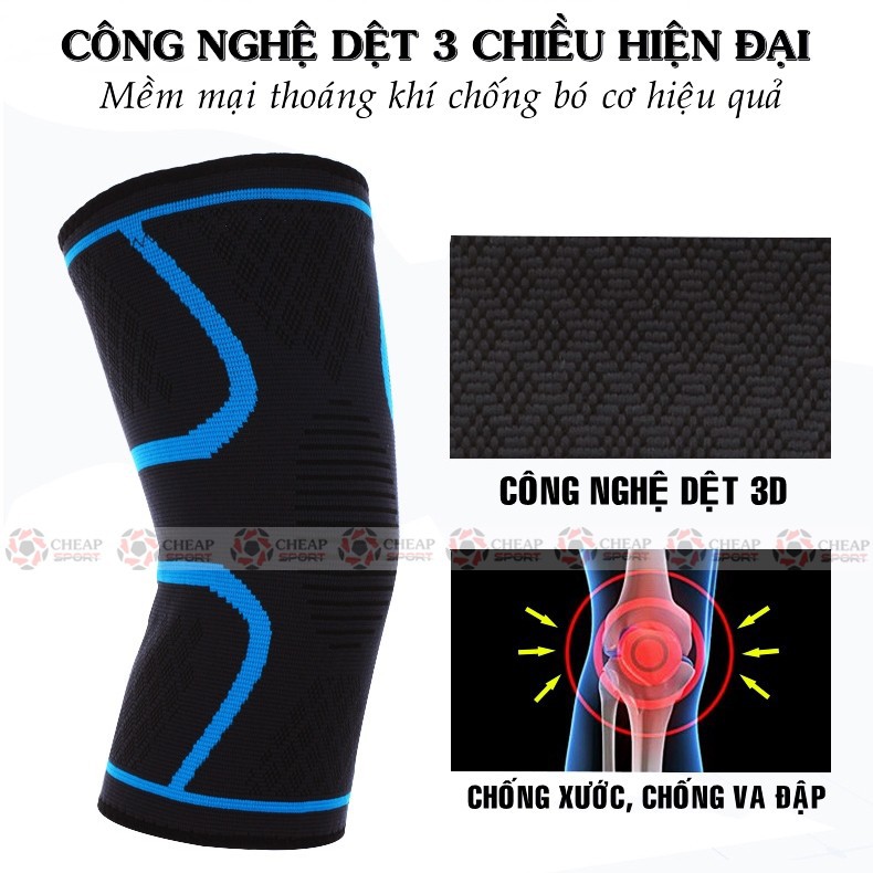 Xỏ Gối Bảo Vệ Đầu Khi Chơi Thể Thao Bó Cao Cấp Dùng Cho Các Môn Bóng Rổ Đá Cầu Lông Tennis Tập Gym Chạy Bộ