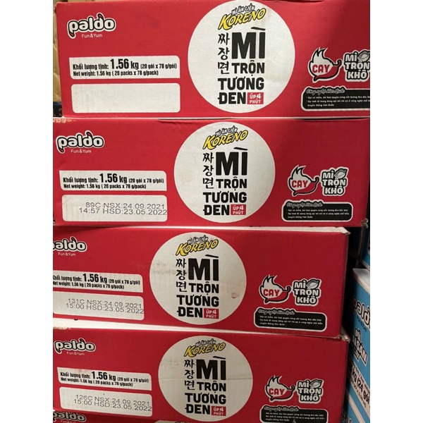 Mi Trộn Tương Đen Cay Koreno 78gr. date 05.2022. | BigBuy360 - bigbuy360.vn