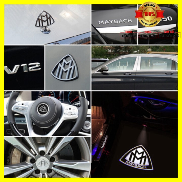 Sản phẩm  Logo biểu tượng sau xe Maybach/ Dùng độ xe Mercedes: Mã sản phẩm G80705