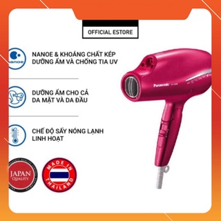 Máy sấy tóc tóc Nanoe dưỡng ẩm, dưỡng tóc Panasonic EH-NA98RP645 - Sấy nóng lạnh luân chuyển tự nhiên