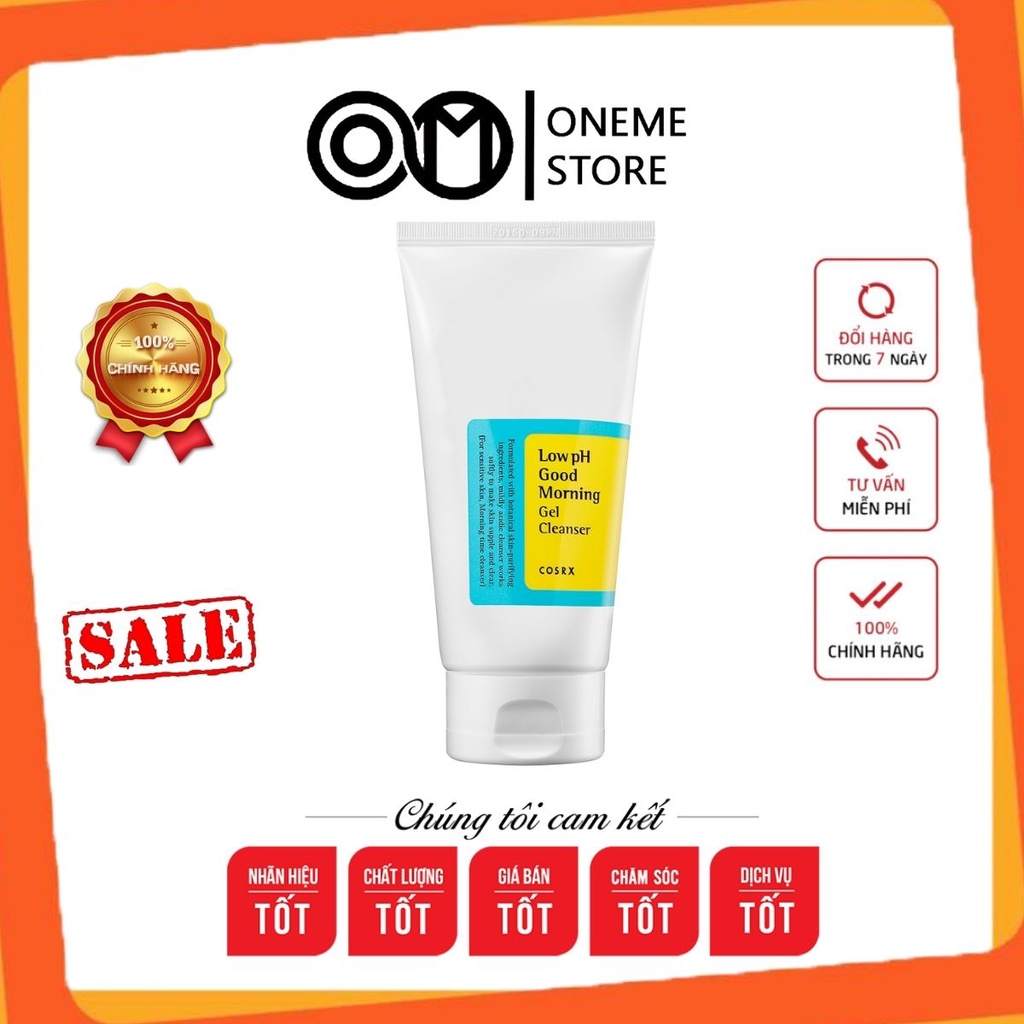 Sữa Rửa Mặt Cosrx Low pH Good Morning Gel Cleanser 150ml - Oneme Store