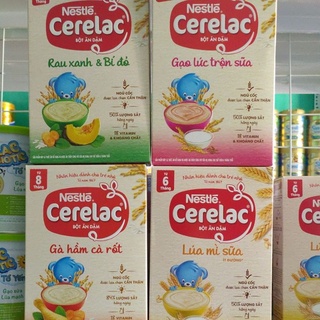 Bột ăn dặm Cerelac cho bé từ 6 tháng 200g