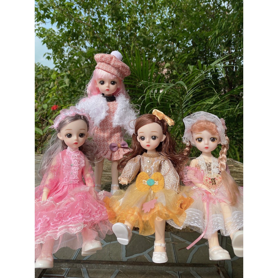 Búp Bê Xinh đẹp 30-40 cm có khớp chân tay nhiều màu sắc