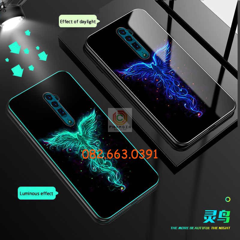 Ốp lưng Oppo reno 2 ép kính in hình theo yêu cầu