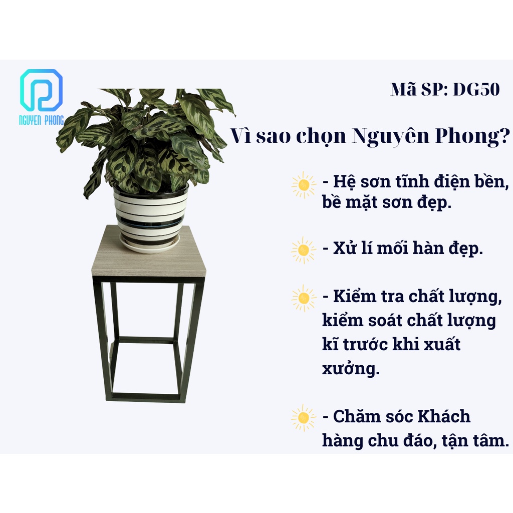 Kệ cây cảnh, set kệ trang trí nhiều kích cỡ decor ban công kê chậu cây cảnh đứng, ôp bề mặt gỗ sang trọng