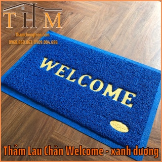 Thảm chùi chân nhựa rối Welcome Loại 1