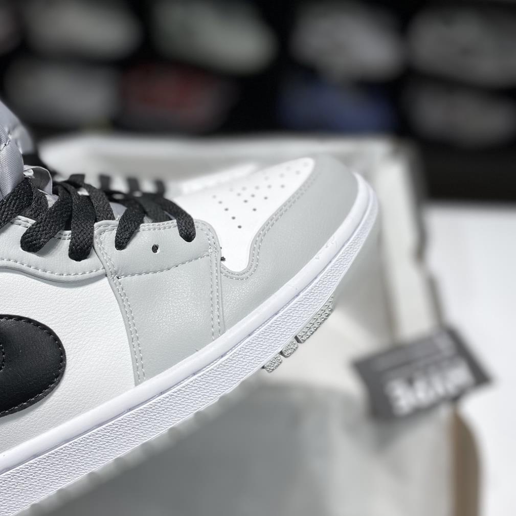 Giày sneaker jordan AF1 cao cấp full bill box, giày thể thao nam nữ JD đẹp cổ cao màu xám giá rẻ phối đồ cực chất M22 pi