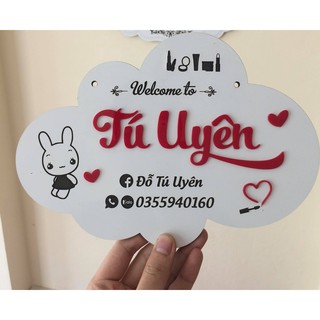 [BIỂN GỖ DECOR] - Bảng hiệu gỗ thiết kế và khắc thông tin shop theo yêu cầu
